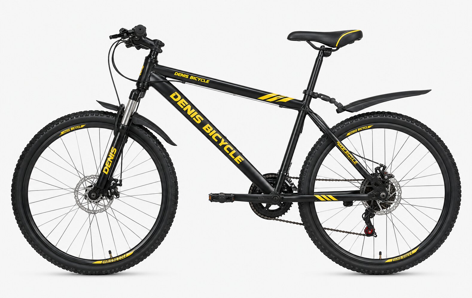 Denis mountain bicycle, side view